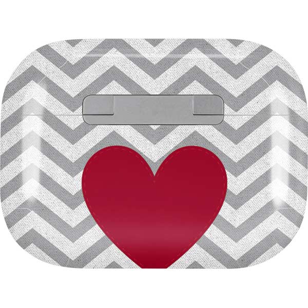 Chevron Heart AirPods Skins