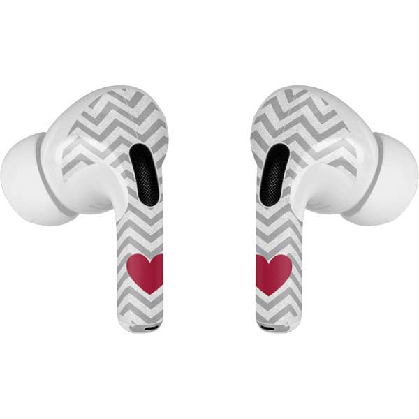 Chevron Heart AirPods Skins
