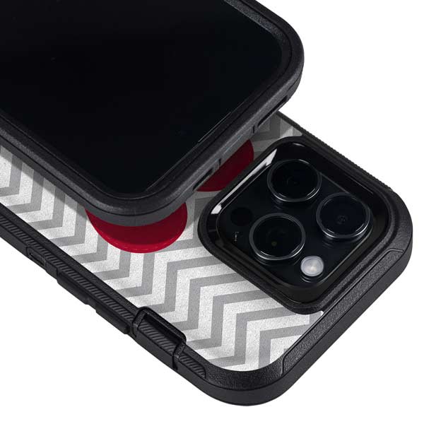 Chevron Heart Otterbox Defender iPhone Skin