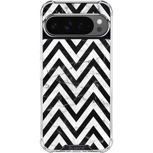 Chevron Marble Google Pixel 10 Pro XL Clear Case