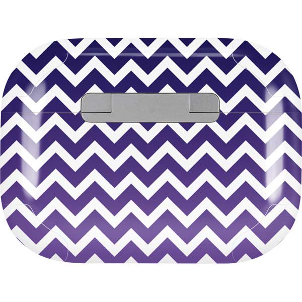 Chevron Purple Ombre AirPods Skins