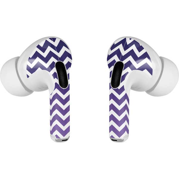 Chevron Purple Ombre AirPods Skins
