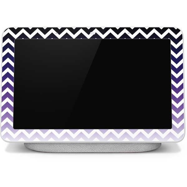 Chevron Purple Ombre Google Home Hub Skin
