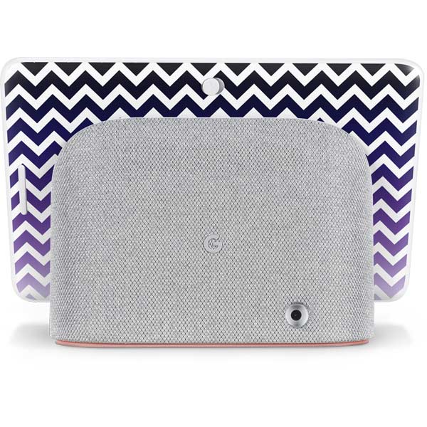 Chevron Purple Ombre Google Home Hub Skin