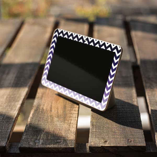 Chevron Purple Ombre Google Home Hub Skin