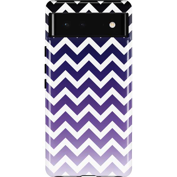 Chevron Purple Ombre Pixel Cases