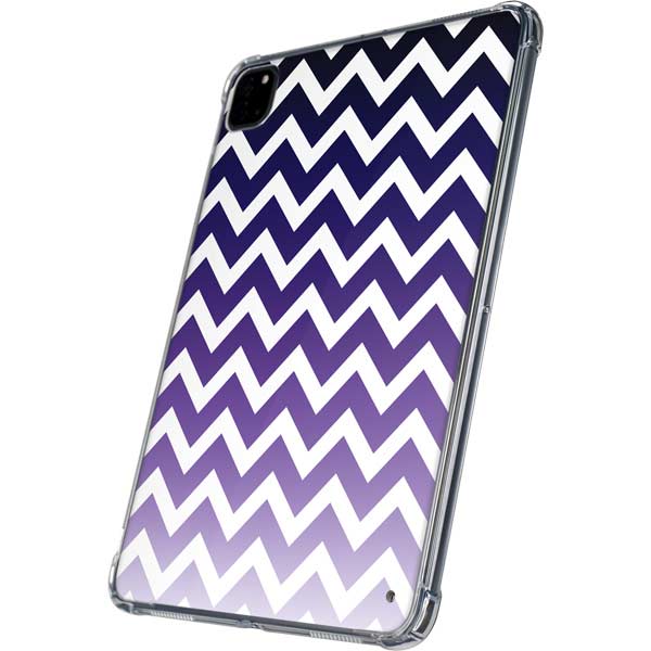 Chevron Purple Ombre iPad Pro 11in (2024) Clear Case