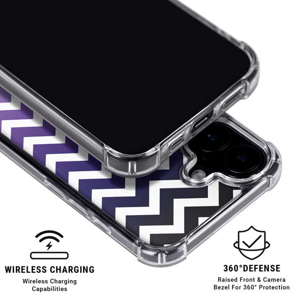 Chevron Purple Ombre iPhone 17 MagSafe Case