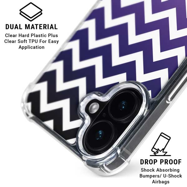 Chevron Purple Ombre iPhone 17 MagSafe Case