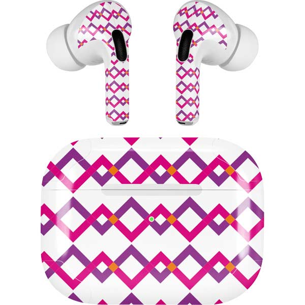 Chevron White Out AirPods Skins