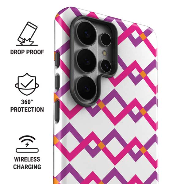 Chevron White Out Galaxy S26 Ultra Impact Case