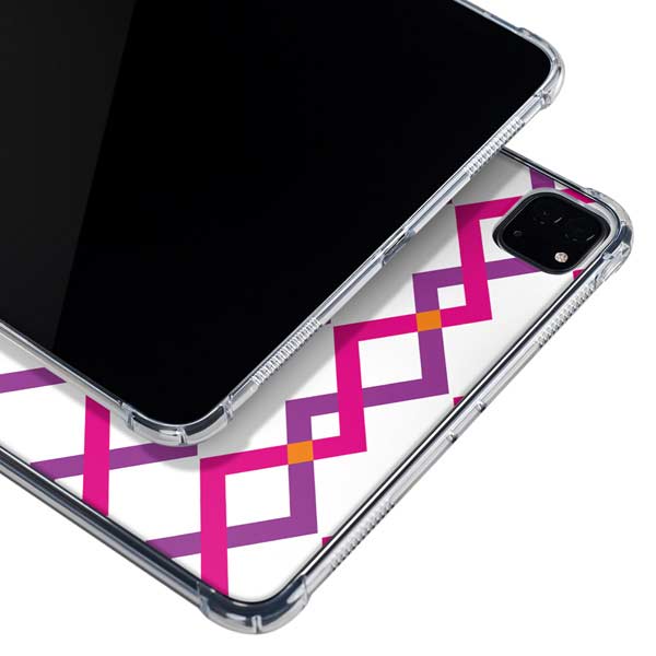 Chevron White Out iPad Cases