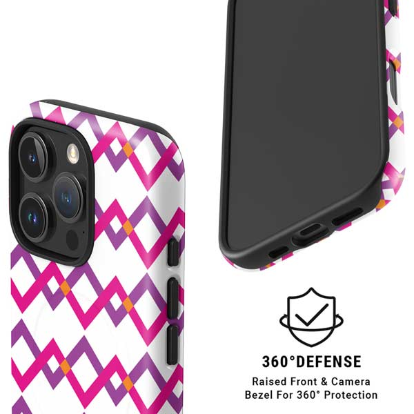 Chevron White Out iPhone 16 Pro Max Magsafe Impact Case
