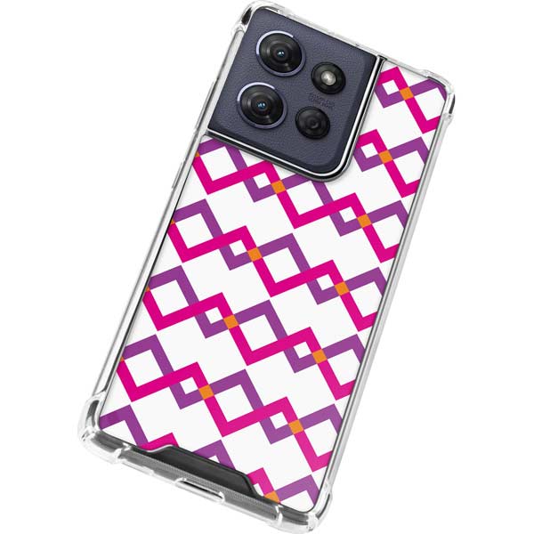 Chevron White Out Moto G Play 5G (2025) Clear Case