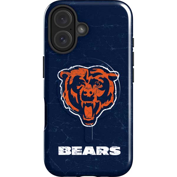 NFL Chicago Bears - Alternate Distressed iPhone 16 Magsafe Impact Case