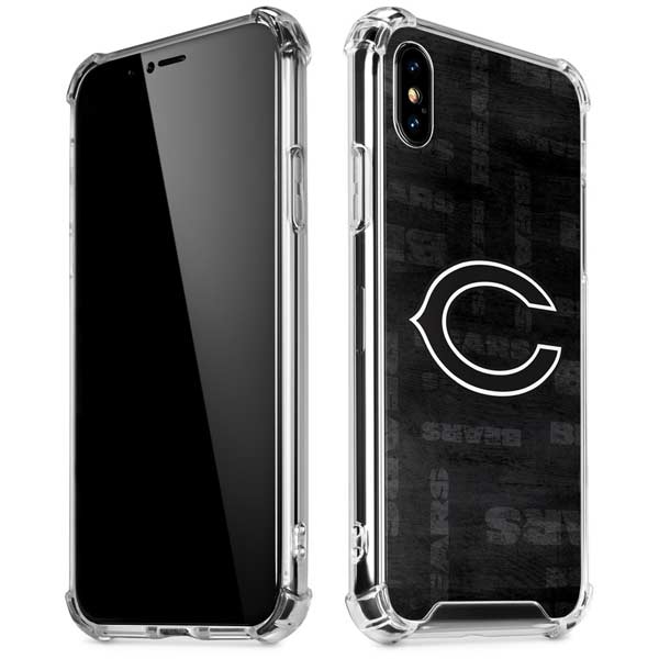 NFL Chicago Bears Black & White iPhone X/XS Clear Case