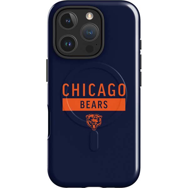 NFL Chicago Bears Blue Performance Series iPhone 16 Pro Max Magsafe Impact Case