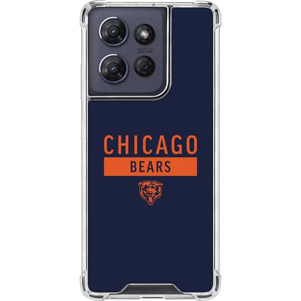 NFL Chicago Bears Blue Performance Series Moto G 5G (2025) Clear Case