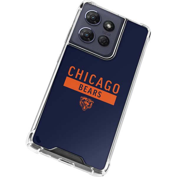 NFL Chicago Bears Blue Performance Series Moto G 5G (2025) Clear Case