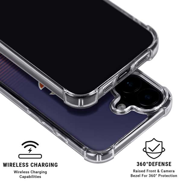 NFL Chicago Bears Breakaway iPhone 17 Clear Case