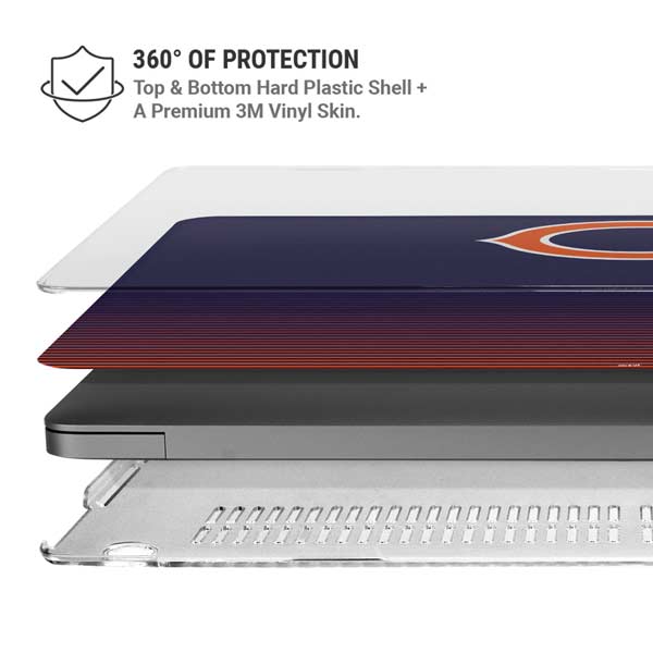 NFL Chicago Bears Breakaway MacBook Pro 14in (2021-24) Case plus Skin