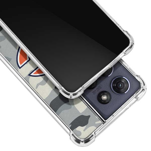 NFL Chicago Bears Camo Moto G Play 5G (2025) Clear Case