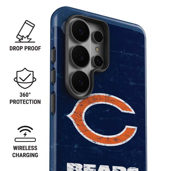 NFL Chicago Bears Distressed Galaxy S26 Ultra Impact Case