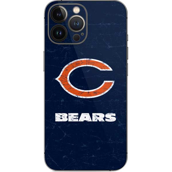 NFL Chicago Bears Distressed iPhone 15 Pro Max Skin