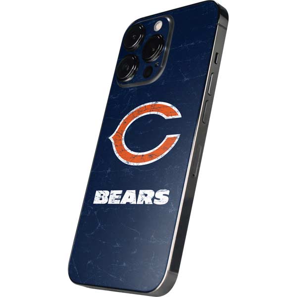 NFL Chicago Bears Distressed iPhone 15 Pro Max Skin