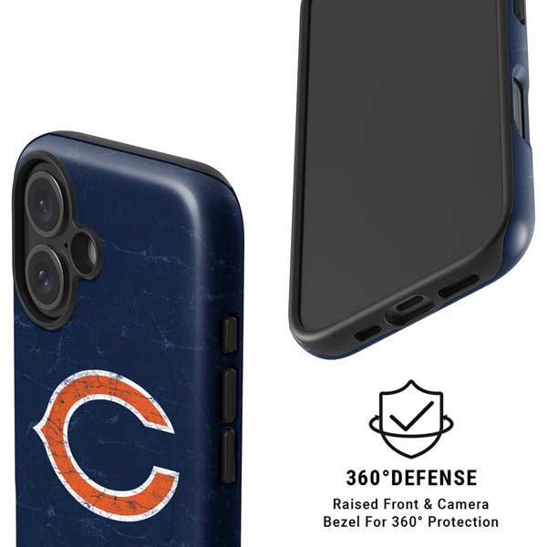 NFL Chicago Bears Distressed iPhone 16 Magsafe Impact Case