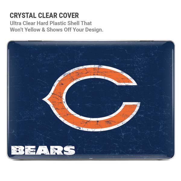NFL Chicago Bears Distressed MacBook Pro 14in (2021-24) Case plus Skin