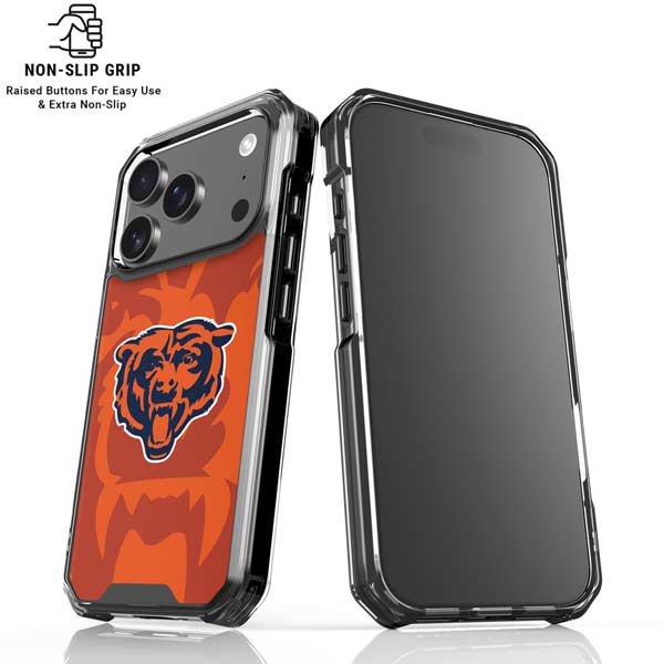 NFL Chicago Bears Double Vision iPhone 17 Pro Clear Case