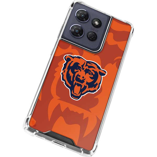 NFL Chicago Bears Double Vision Moto G 5G (2025) Clear Case