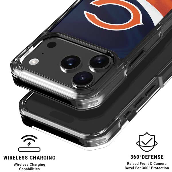 NFL Chicago Bears iPhone 17 Pro Clear Case