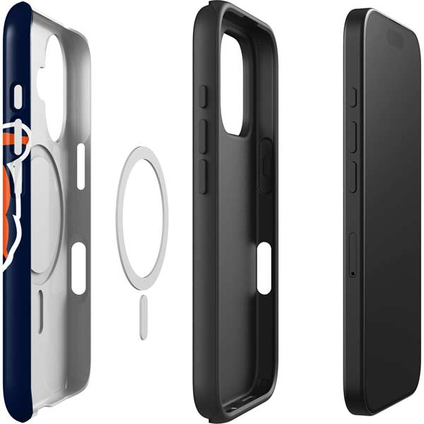 NFL Chicago Bears Large Logo iPhone 16 Plus Magsafe Impact Case