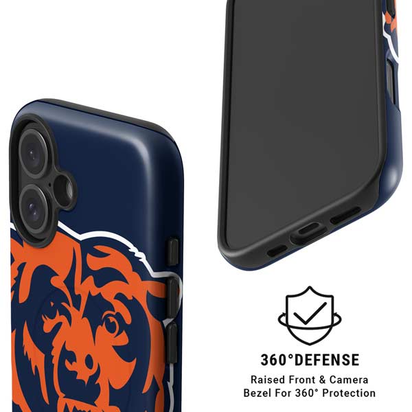 NFL Chicago Bears Large Logo iPhone 16 Plus Magsafe Impact Case