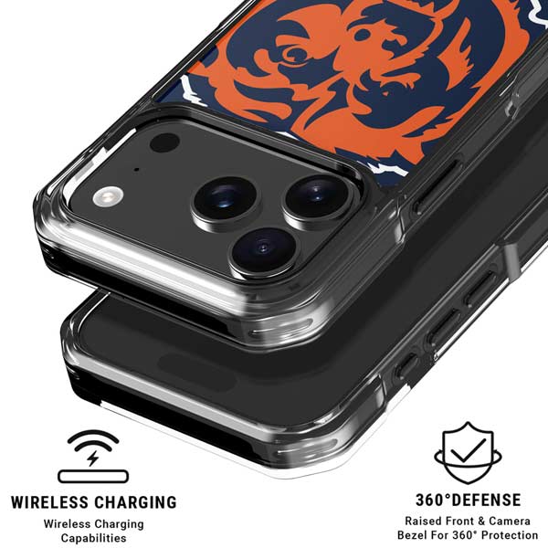 NFL Chicago Bears Large Logo iPhone 17 Pro Clear Case