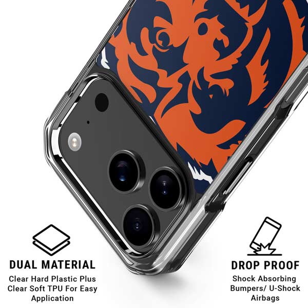 NFL Chicago Bears Large Logo iPhone 17 Pro Clear Case