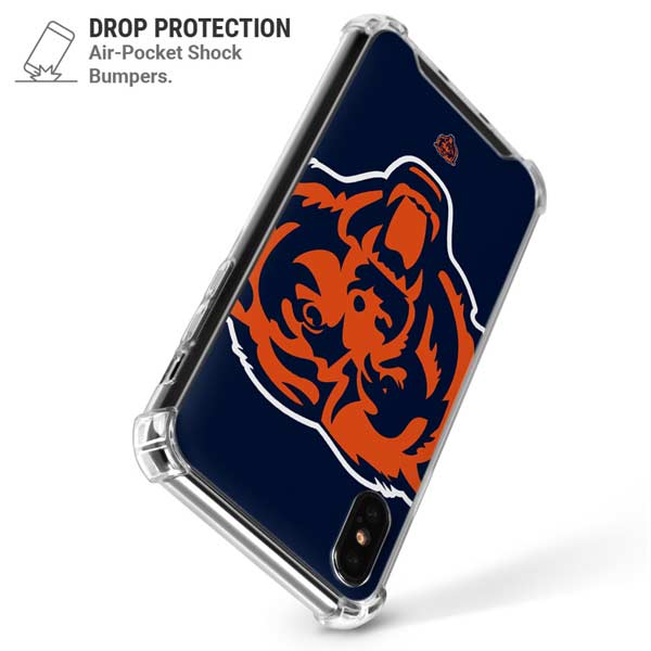 NFL Chicago Bears Large Logo iPhone X/XS Clear Case