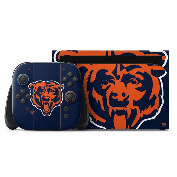 NFL Chicago Bears Large Logo Nintendo Switch 2 (2025) with Joy-Con Skin