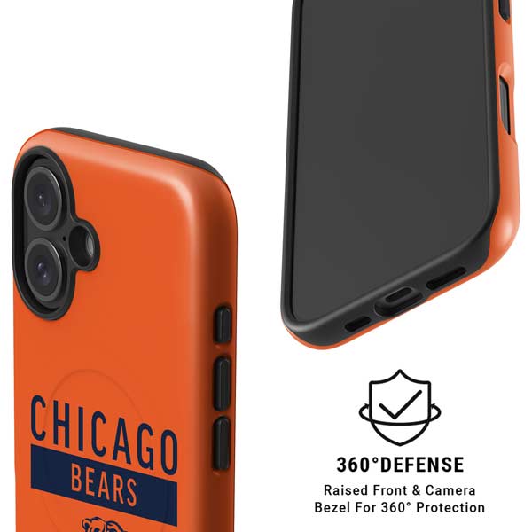NFL Chicago Bears Orange Performance Series iPhone 16 Magsafe Impact Case
