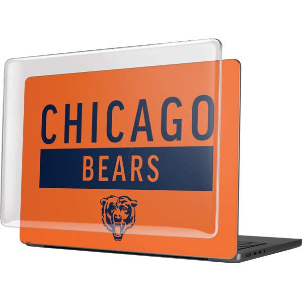 NFL Chicago Bears Orange Performance Series MacBook Pro 14in (2021-24) Case plus Skin