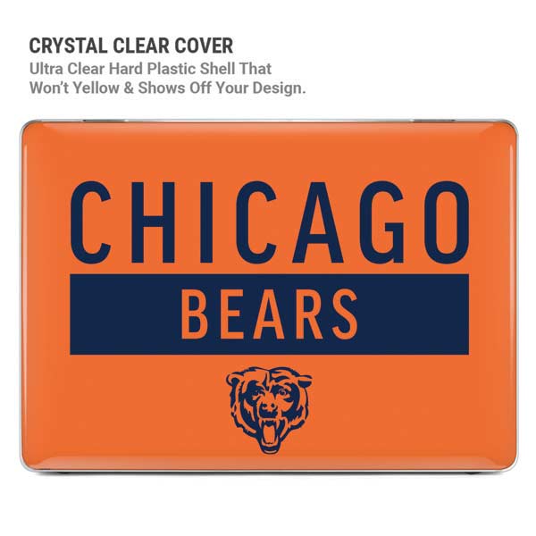 NFL Chicago Bears Orange Performance Series MacBook Pro 14in (2021-24) Case plus Skin