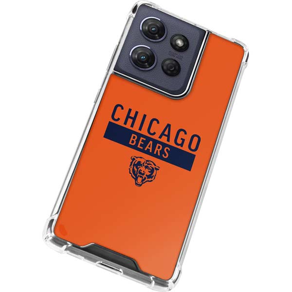NFL Chicago Bears Orange Performance Series Moto G 5G (2025) Clear Case