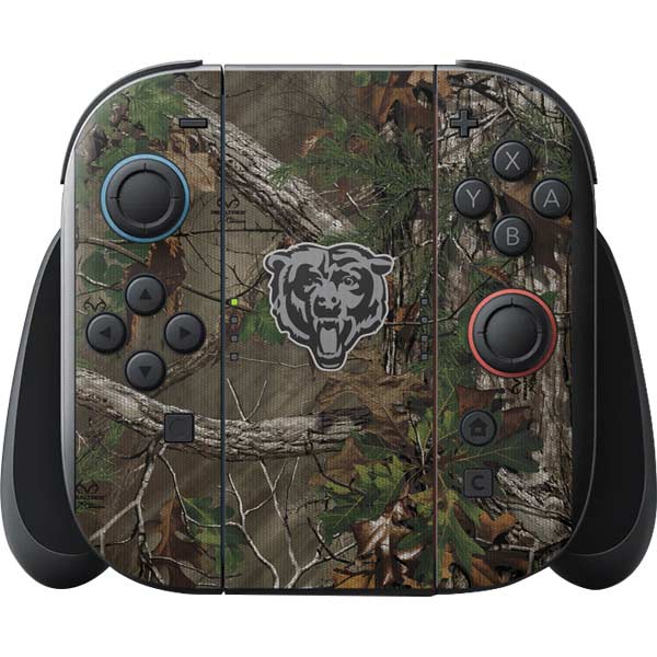 NFL Chicago Bears Realtree Xtra Green Camo Nintendo Switch 2 (2025) with Joy-Con Skin