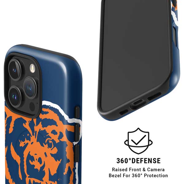 NFL Chicago Bears Retro Logo iPhone 16 Pro Magsafe Impact Case