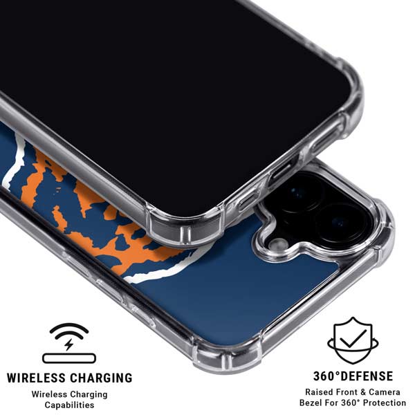 NFL Chicago Bears Retro Logo iPhone 17 Clear Case