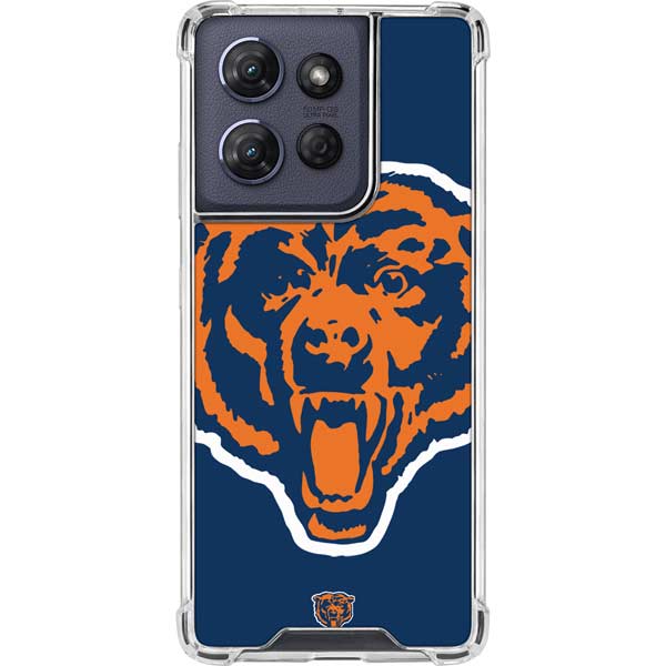 NFL Chicago Bears Retro Logo Moto G Play 5G (2025) Clear Case