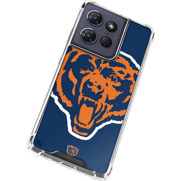 NFL Chicago Bears Retro Logo Moto G Play 5G (2025) Clear Case