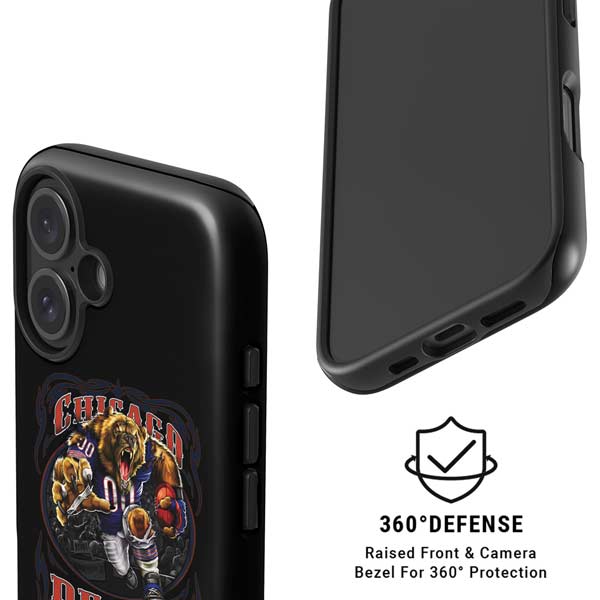Liquid Blue NFL Chicago Bears Running Back iPhone 16 Magsafe Impact Case
